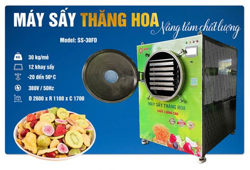 Sản phẩm được sấy thăng hoa có màu sắc đẹp, giữ nguyên hương vị và cấu trúc