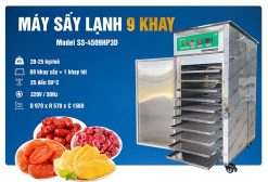 Máy sấy lạnh 9 khay đối lưu gió 3D