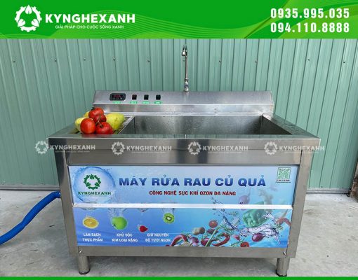 Máy rửa rau củ quả công nghệ sục khí Ozone