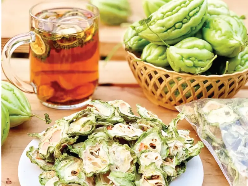 Trà mướp đắng sấy khô