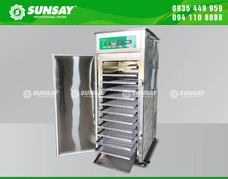 Máy sấy lạnh đối lưu 12 khay mini