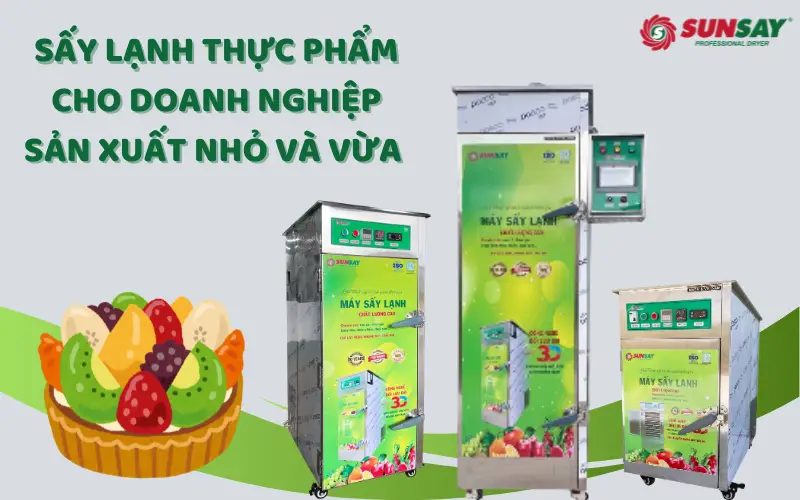 Giải pháp sấy lạnh thực phẩm cho doanh nghiệp sản xuất nhỏ và vừa