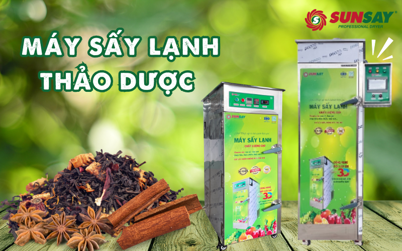 Máy sấy lạnh thảo dược – Giải pháp bảo quản tối ưu cho dược liệu