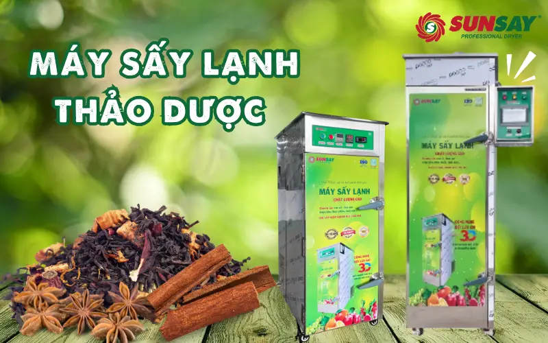 Máy sấy lạnh thảo dược – Giải pháp bảo quản tối ưu cho dược liệu