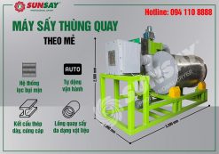 Máy sấy thùng quay theo mẻ SUNSAY