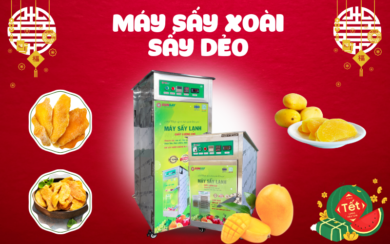 Cách vận hành máy sấy xoài sấy dẻo đúng chuẩn