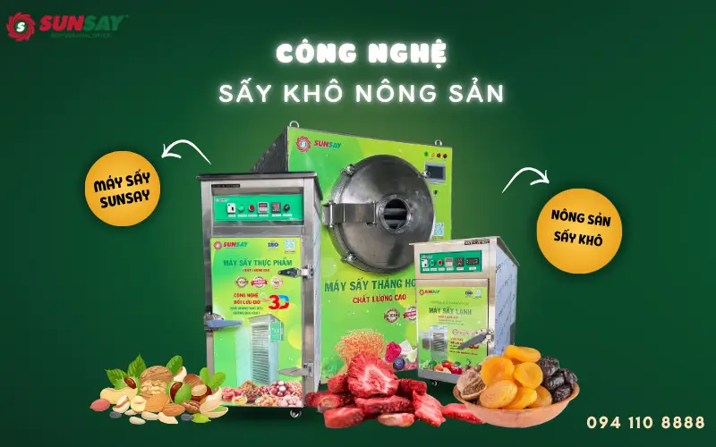 Công nghệ sấy khô nông sản
