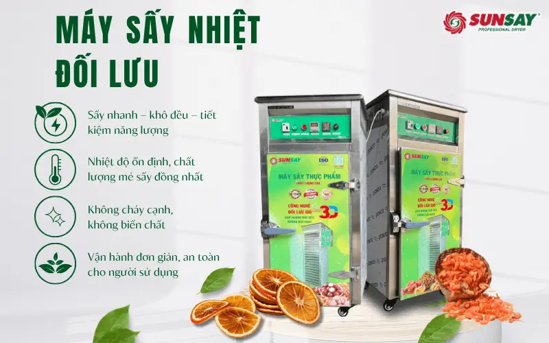 Hướng dẫn sử dụng máy sấy nhiệt đối lưu đúng cách cho người mới bắt đầu